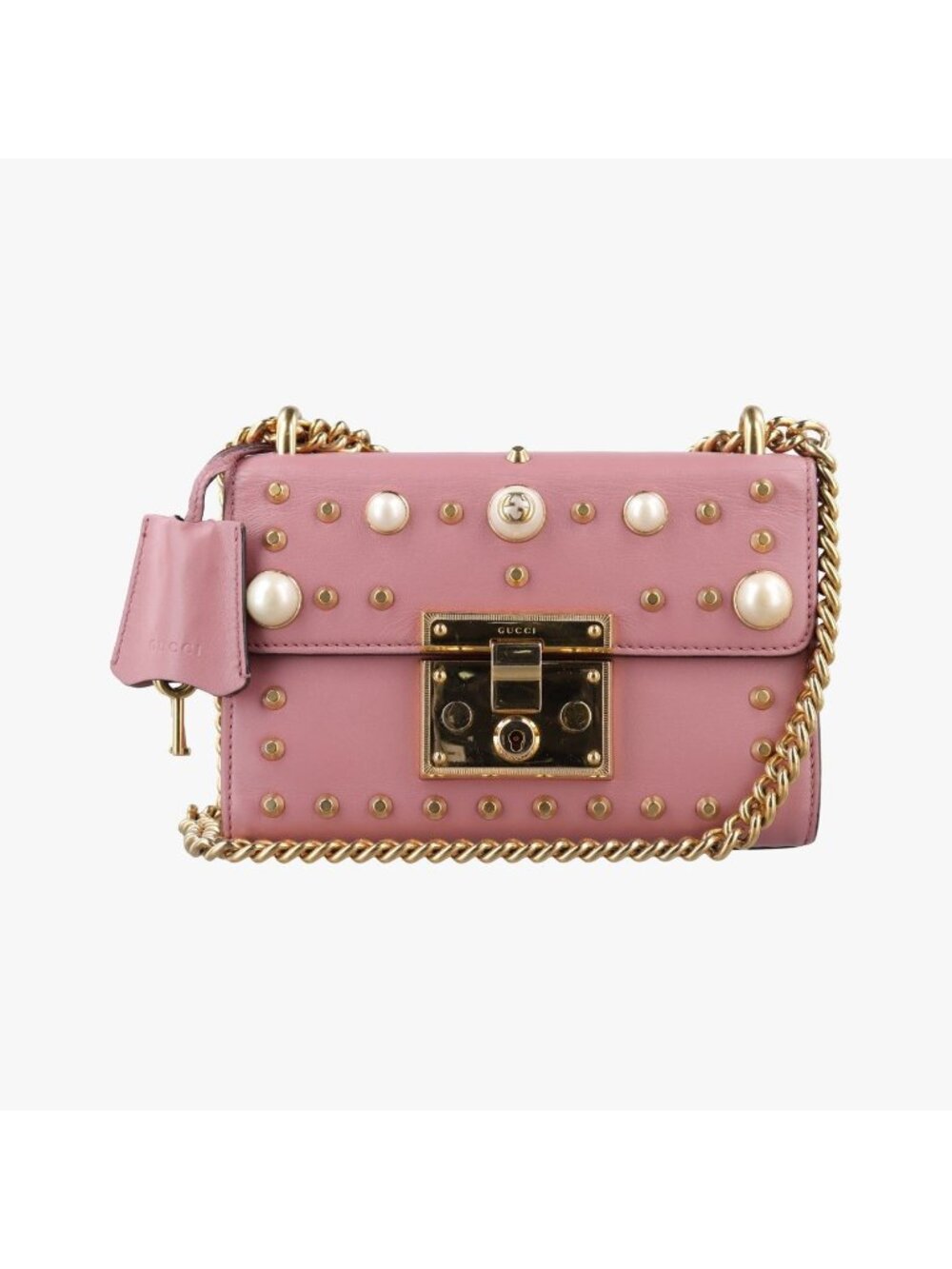 Gucci Padlock Pink Leather